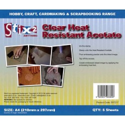 Clear Heat Resistant Acetate