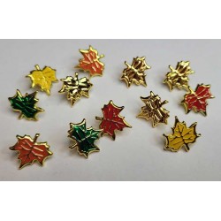 Brads - Small Maple Leaf Mixed