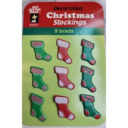 Brads - Decorated Christmas Stockings