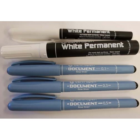 Essential Pens Black and White