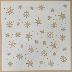 Stencil Snowflakes