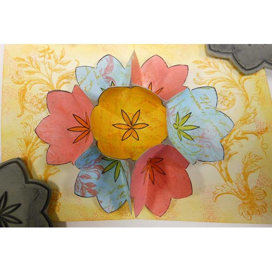 Sarah's 3D Flowers Rubber Stamp Set - ON SALE