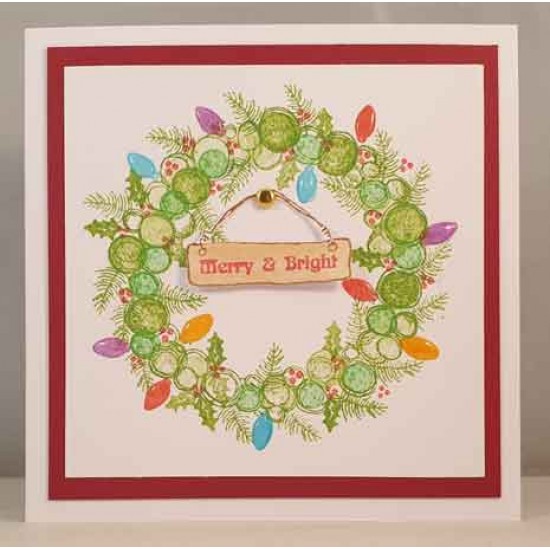 Bauble Wreath Clear Stamp Set