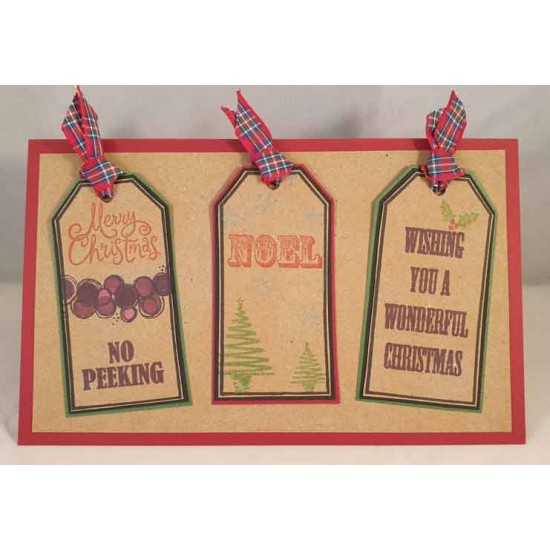 Christmas Tags Clear Stamp Set
