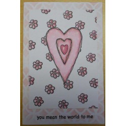 Big Heart Rubber Stamp