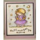 Catch a Falling Star Cling Mounted Rubber Stamp