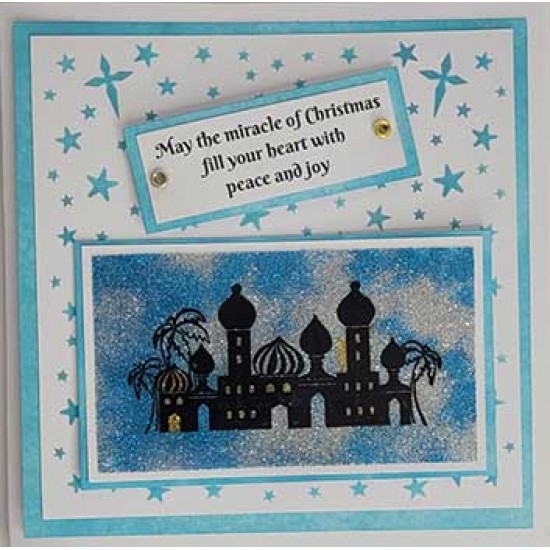 Christmas Season Cling rubber stamp set