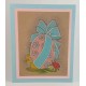Easter Egg with Chick Small Rubber Stamp