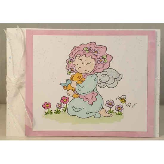 Fairy Hugs Rubber Stamp