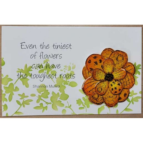 Toughest Roots Cling Rubber Stamp