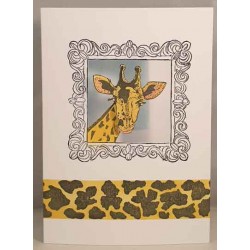Gabby Giraffe Cling Rubber Stamp 