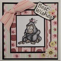 Gorillas Rubber Stamp Set