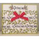 Holly Border Cling Rubber Stamp
