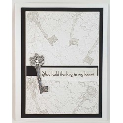 Keys to the Castle Cling Rubber Stamp Set