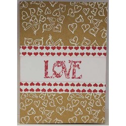Pattern Patches - Hearts Rubber Cling Stamp Set