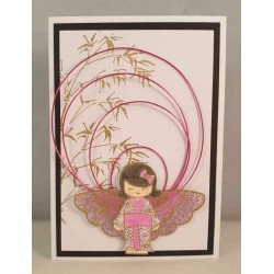 Sprig Bamboo Cling Rubber Stamp
