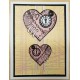 Scratch Lines Background Rubber Stamp