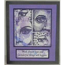 Windows to your soul II by JudiKins Cling Rubber Stamp Set