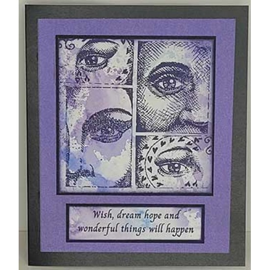 Windows to your soul II by JudiKins Cling Rubber Stamp Set