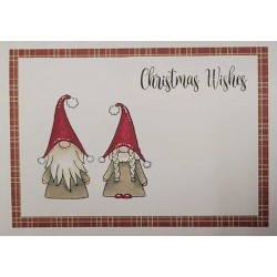 Winter Gnomes Rubber Stamp
