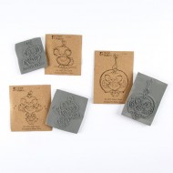 The Featherettes Cling Rubber Stamps
