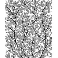 Vines Background Cling Rubber Stamp
