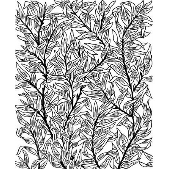 Vines Background Cling Rubber Stamp