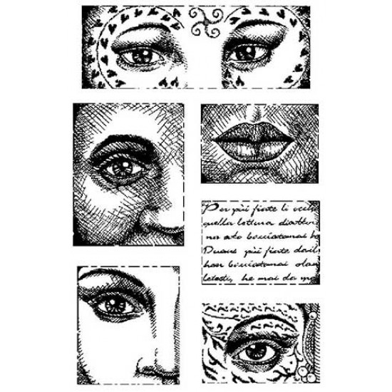 Windows to your soul by JudiKins Cling Rubber Stamp Set