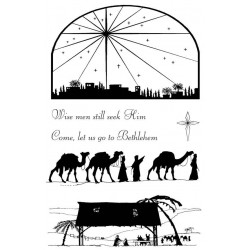 Bethlehem silhouettes Rubber Stamp Set