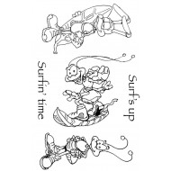 Ant Surfers Rubber Stamp Set