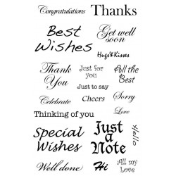 Special Wishes Rubber Stamp Set