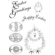 Easter Chicks Rubber stamp set