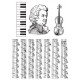 Music rubber stamp set by JudiKins