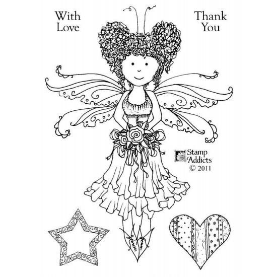 Fairy Bunches Rubber stamp set