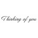 Thinking of You Rubber Stamp