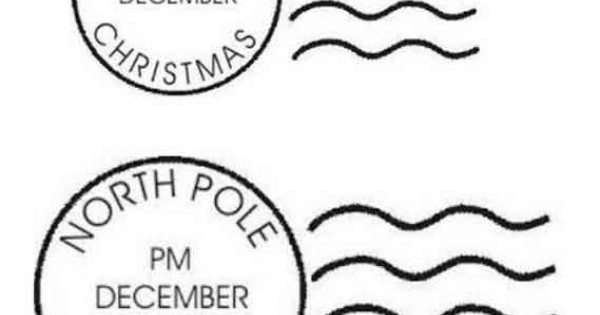 Christmas Postmarks Unmounted Rubber Stamps by Stamp Addicts 