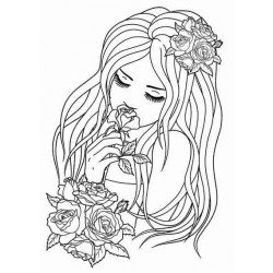 Rosalee Unmounted Rubber Stamp