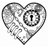 Rubber Stamp - Hand-Drawn Heart Pattern — Modern Maker Stamps