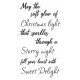 Soft Glow of Christmas Rubber Stamp