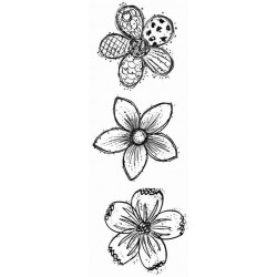Doodle Blooms Rubber Stamps