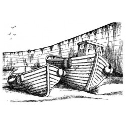 In the Harbour Cling Rubber Stamp