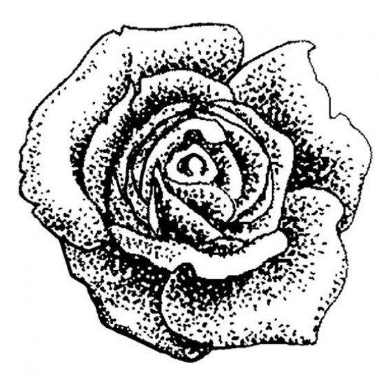 REDUCED Unmounted rubber stamps Retro Roses 