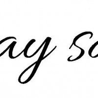 Stay Safe Script Cling Mounted Rubber Stamp 