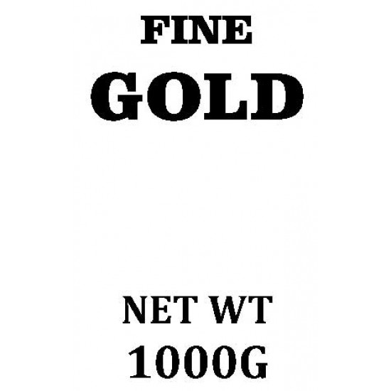 Gold Bar Cling Rubber Stamp