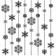 Snowflake Strings Rubber Stamp